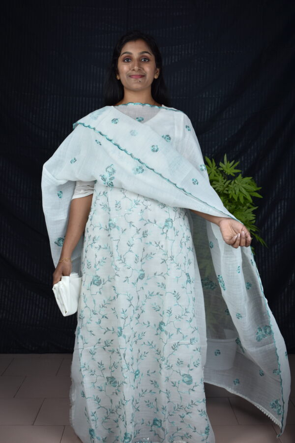 BNC104 Banarasi net cotta salwar sets...