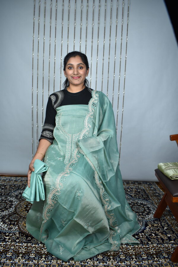 FS112 Fanti satin salwar sets.. Party wear..