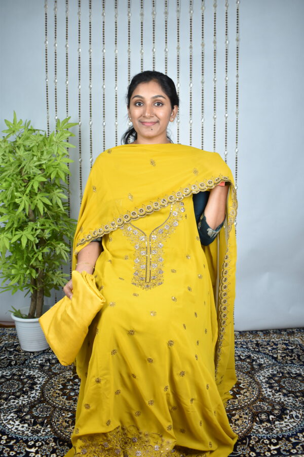 FG117 Faux georgette party wear salwar sets..