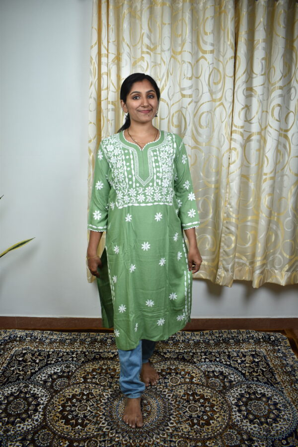 CT149 Chickenkari worked tops..