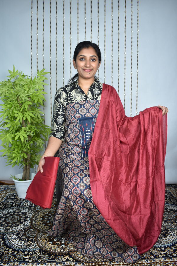 MS133 Semi silk salwar sets..