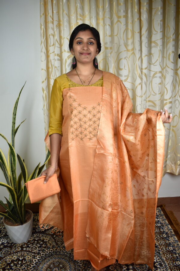 TS131 Pure tusser silk salwar sets..