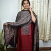 Code:CMS165 Cotton Modal top with pure modal dupatta