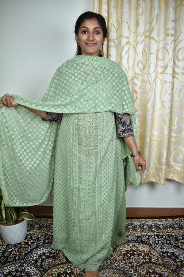 SG137 Shiffley georgette salwar sets..