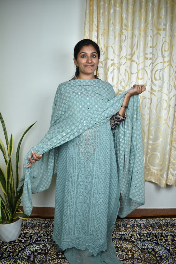 SG137 Shiffley georgette salwar sets..