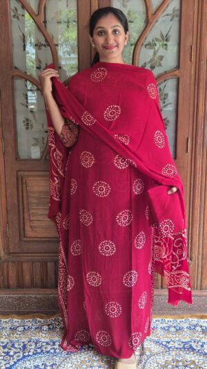 CRG213 Crape georgette salwar sets..