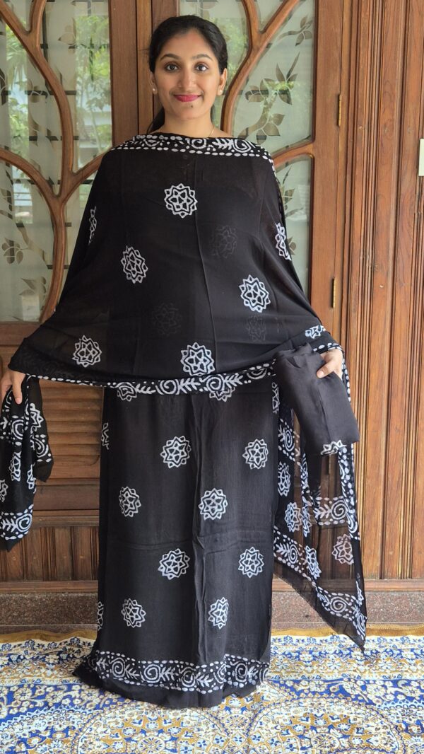 CRG213 Crape georgette salwar sets..