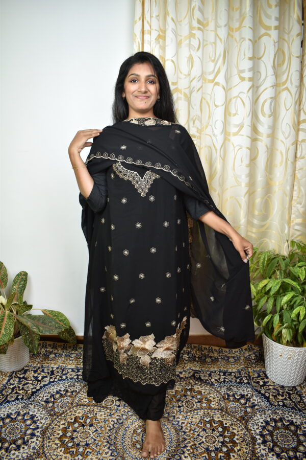 Code:FGS187,Faux Georgette salwar sets....