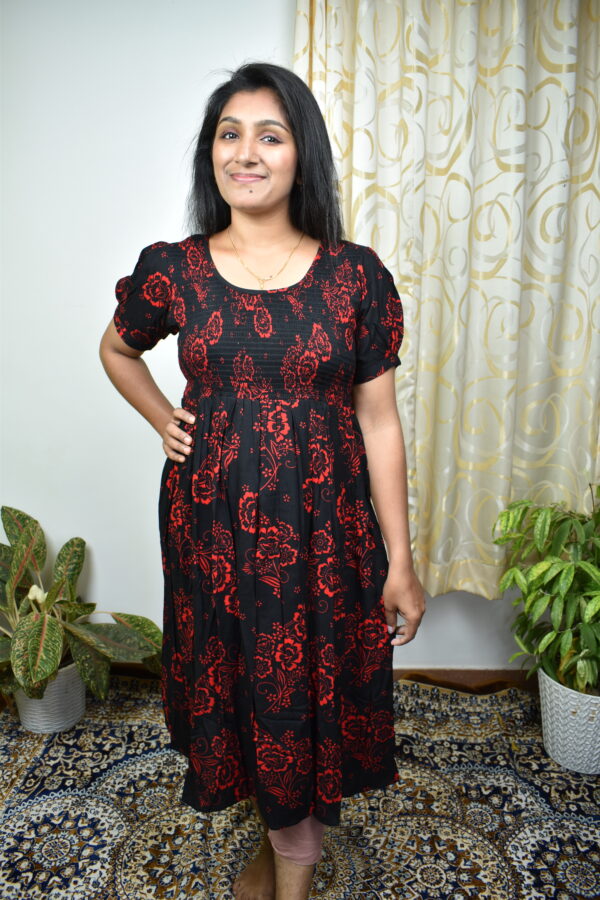 Code:KRT193 Frok type kurthi.... M TO XXL