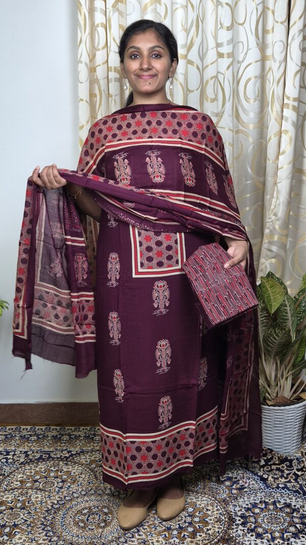 Rayon cotton salwar sets.... Code : BTR219