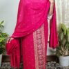 BTS230 FAUX GEORGETTE SALWAR SETS..