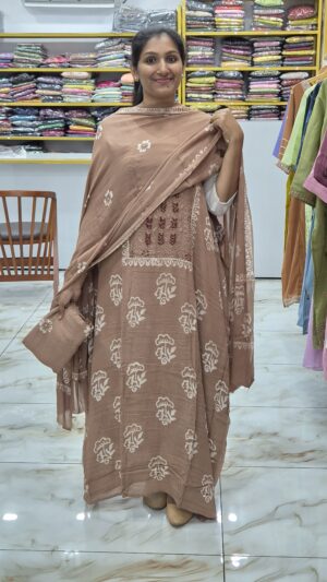 Crape georgette salwar sets.... Code:CGS234