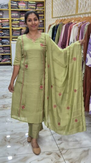 MULCHANTHERI READY TO WEAR SALWAR SETS CODE : MRS237