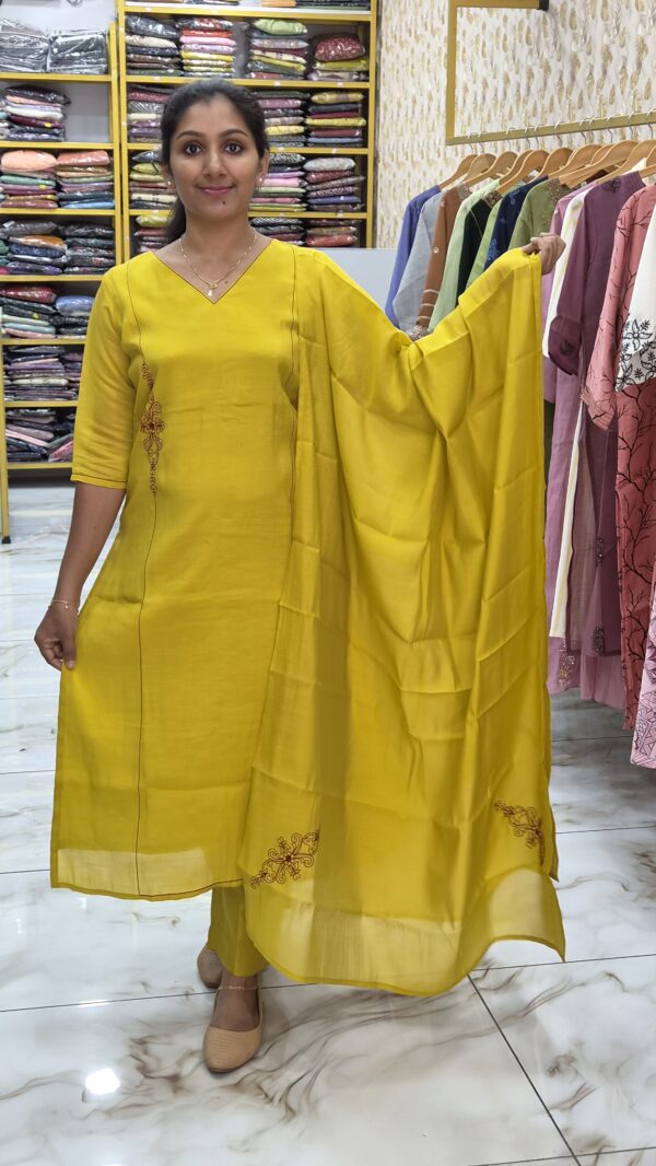 MULCHANTHERI READY TO WEAR SALWAR SET CODE : MRS238