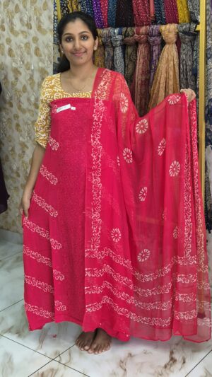 CRAPE GEORGETTE SALWAR SETS CODE : CGS239