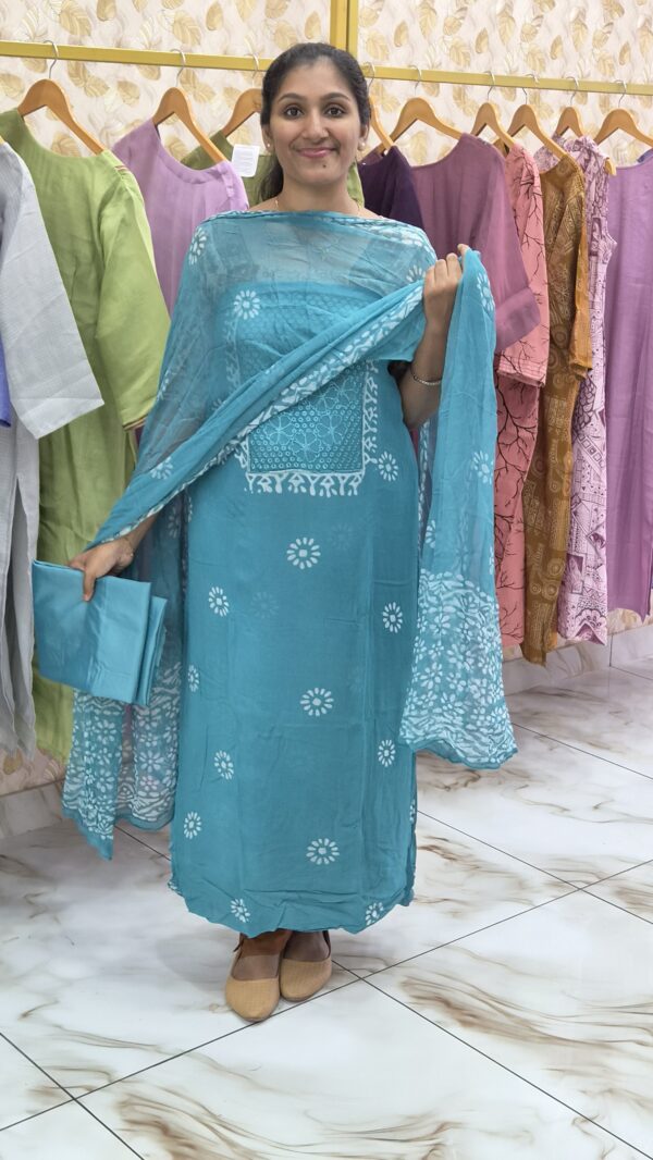 CRAPE GEORGETTE SALWAR SETS..CODE : CGS253