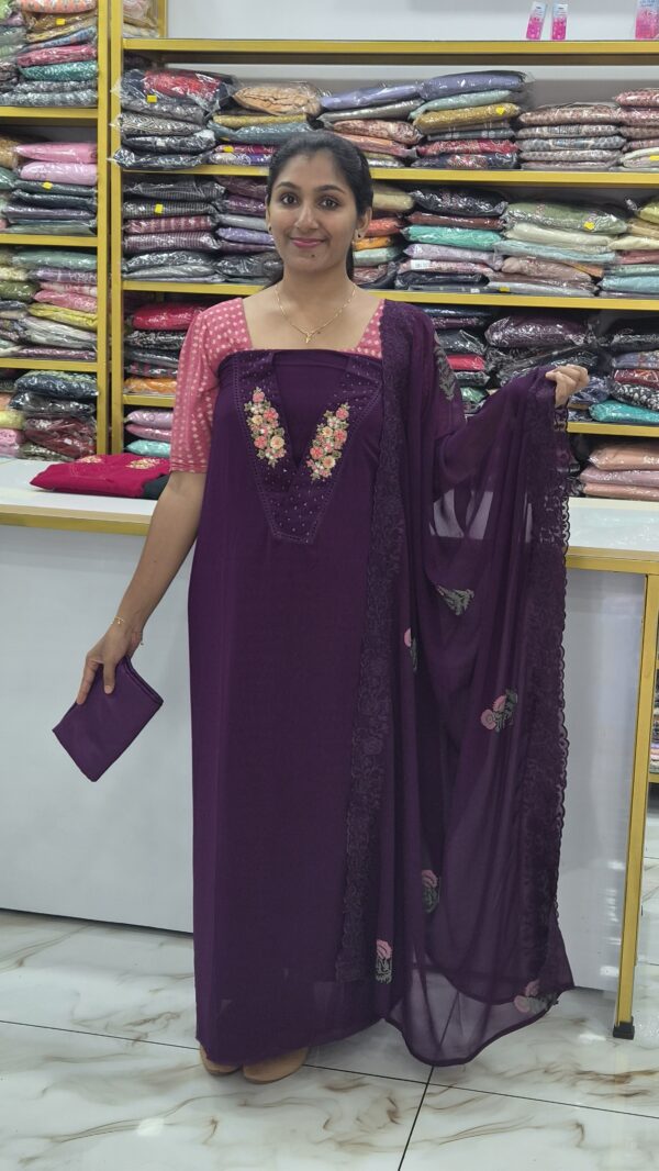 Premium georgette salwar sets..CODE:PGS269