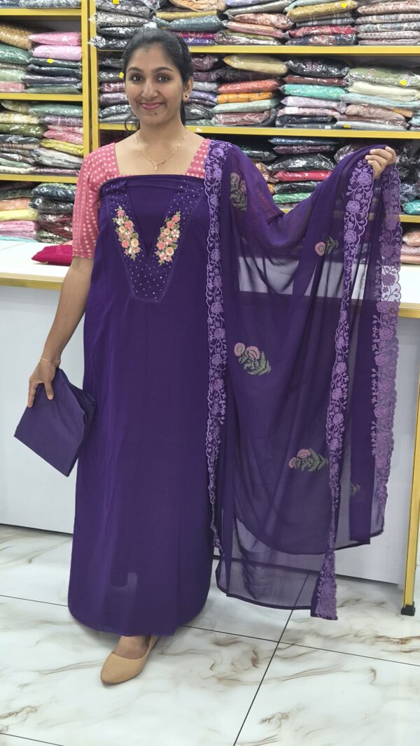 Premium georgette salwar sets..CODE:PGS269