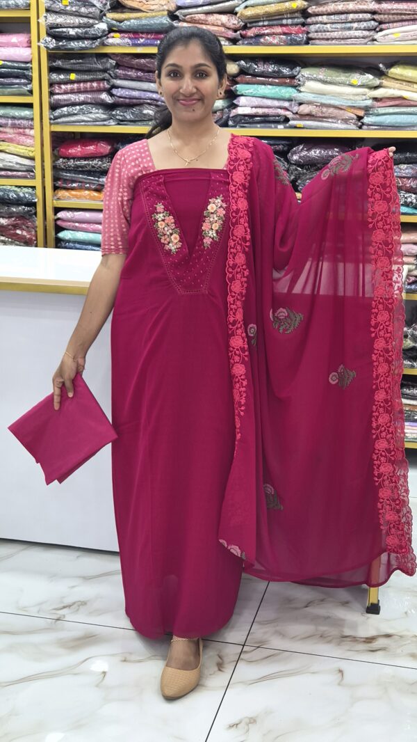 Premium georgette salwar sets..CODE:PGS269
