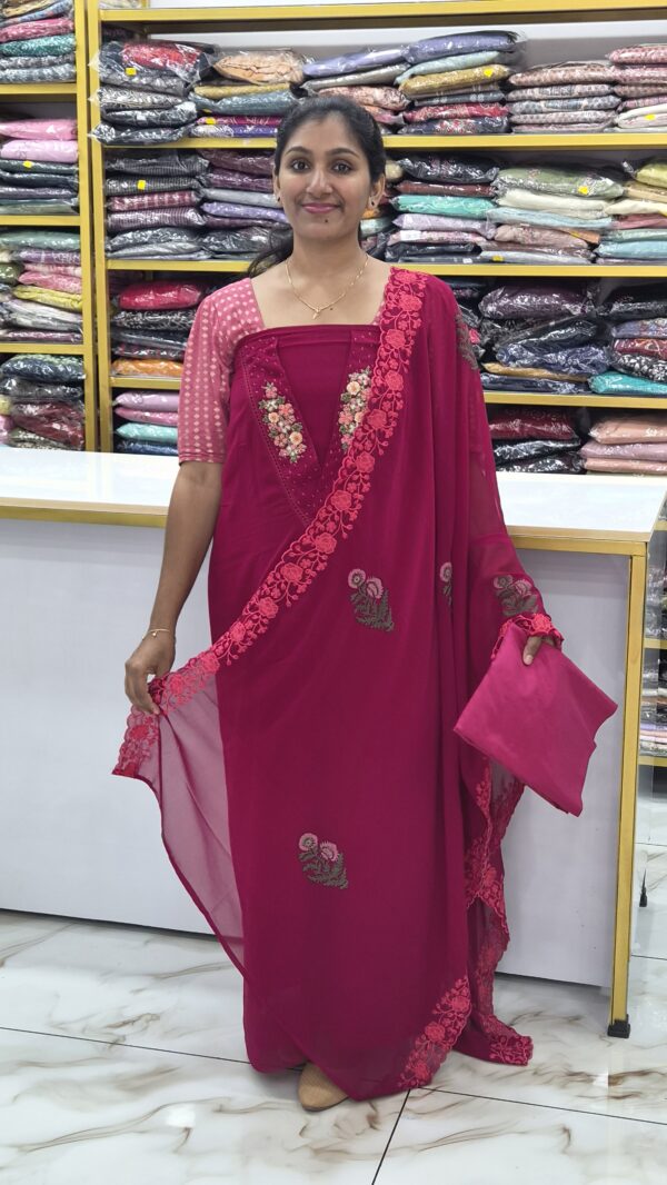 Premium georgette salwar sets..CODE:PGS269