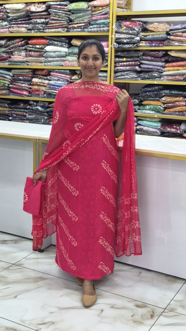 Crape georgette salwar sets..CODE:CGS263