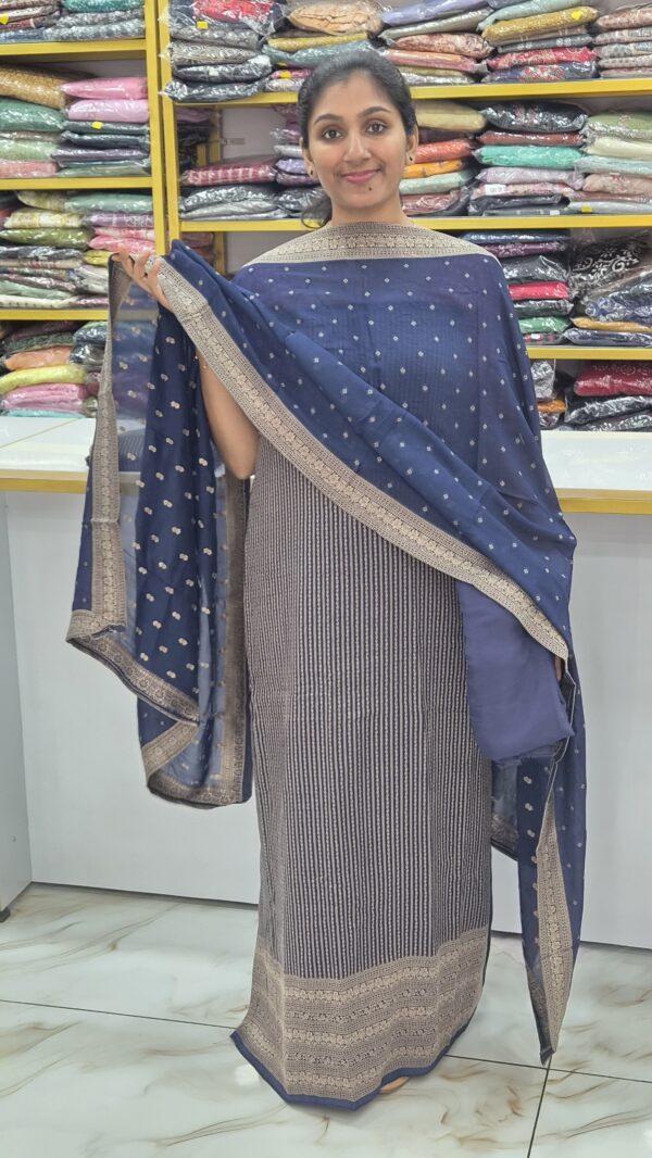 Georgette banarasi salwar sets..CODE:GBS261