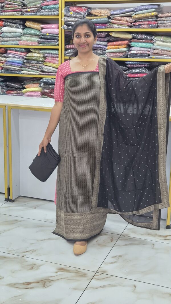 Georgette banarasi salwar sets..CODE:GBS261