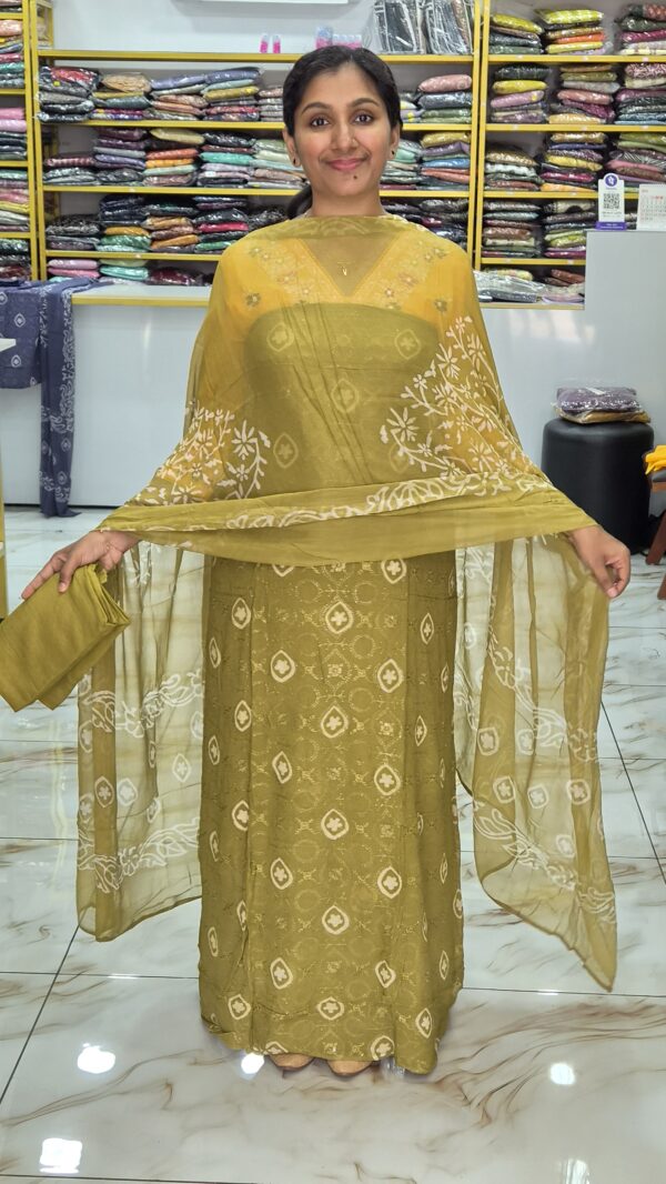 Crape georgette salwar sets...CODE:CGS266