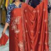 Semi rose silk salwar sets..CODE:SRS267