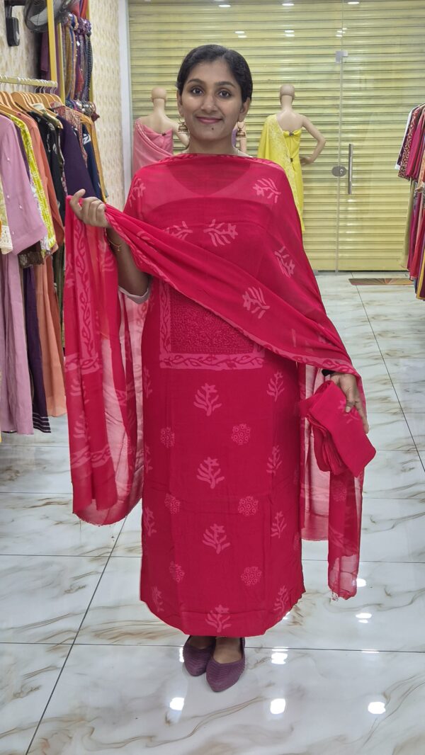 Crape georgette salwar sets..CODE:CGS271