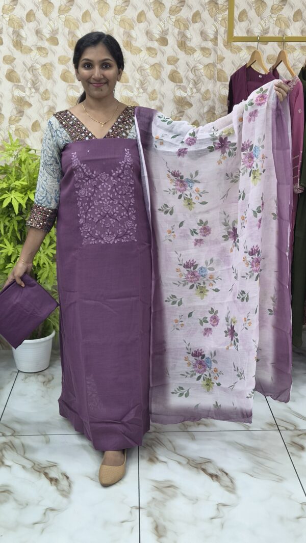 Semilinen cotton salwar sets..CODE:SLC274