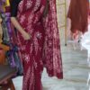 Crape georgette saree..CODE:SCG281