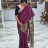 Tissue velvet organza saree..CODE:STV288