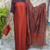 Semi rose silk salwar sets..CODE:SRS293