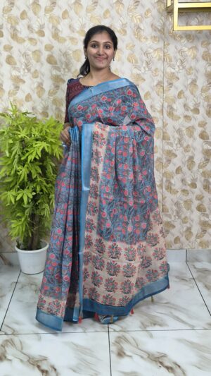 Kantha worked saree...CODE:SKC292