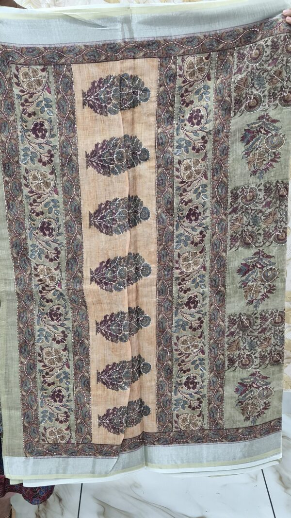 Kantha worked saree...CODE:SKC292