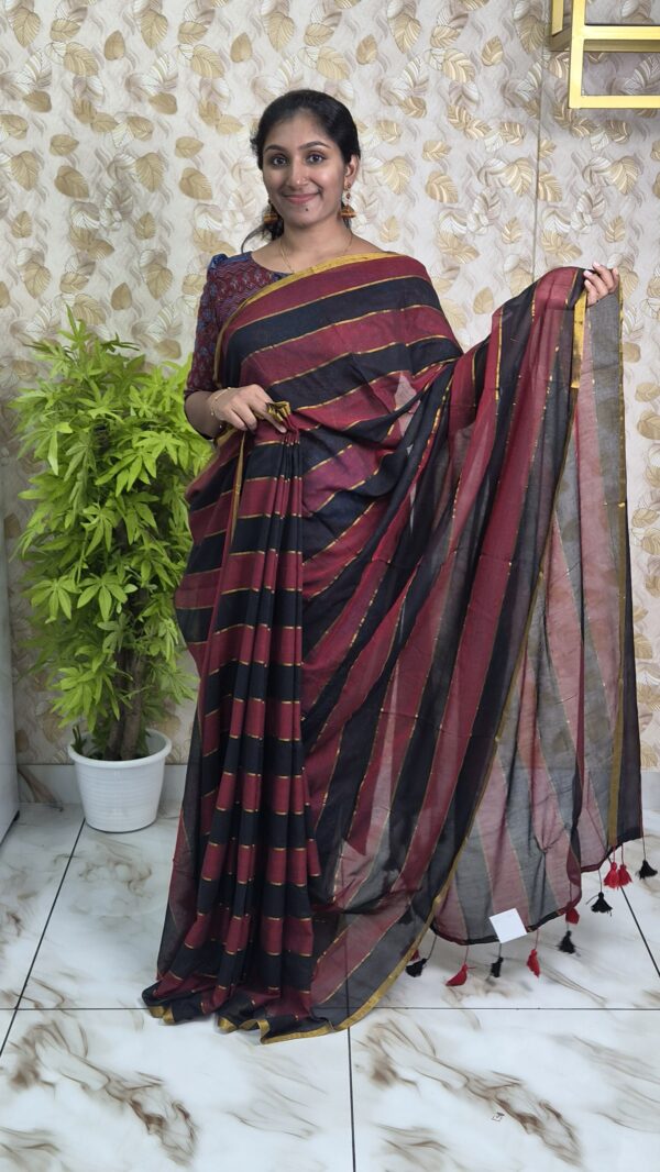 Mulcotton sarees..CODE:SMC318