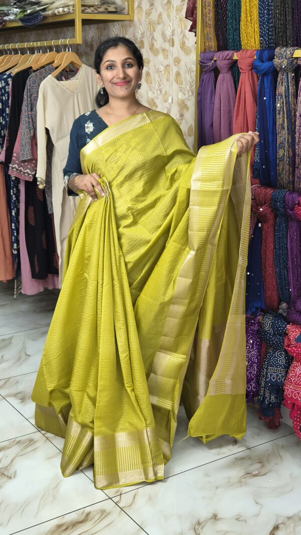 Kanji silk saree...CODE:SKS294