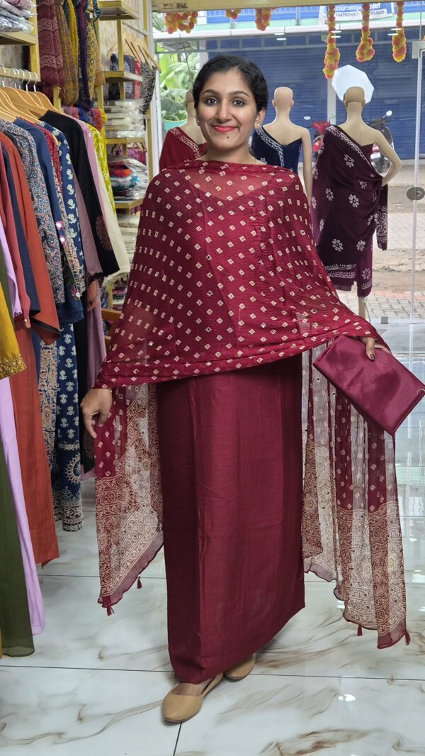 Semi rose silk salwar sets..CODE:SRS302