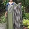 Semi rose silk salwar sets..CODE:SRS335