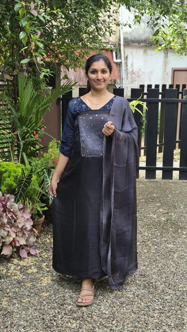 Semi rose silk salwar sets..CODE:SRS335