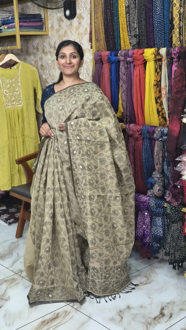 Cotton handloom saree..CODE:SCH338